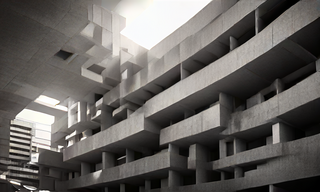 brutalist_architecture_in_sunlight_monochrome_illu_seed_922_steps_1.png