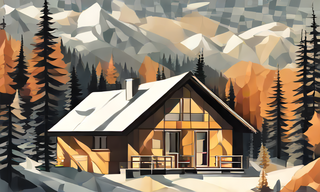 mountain_cabin_holiday_scene_bauhaus_poster_style__seed_7186_steps_1.png
