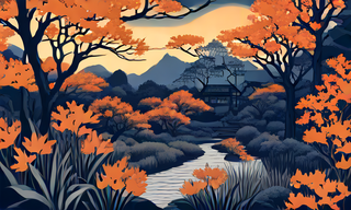 minimalist_Japanese_garden_in_spring_bloom_woodcut_seed_8066_steps_1.png