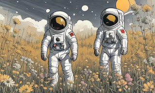 astronaut_standing_in_a_field_of_wildflowers_in_sp_seed_8904_steps_1.png
