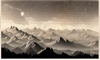 starlink_satellites_over_mountains_silkscreen_post_seed_6720_steps_1.png